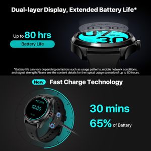 Ticwatch Pro 5 Men’s Android Smartwatch – Snapdragon W5+, 80hr Battery, GPS, 5ATM, NFC