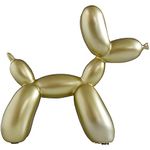 CZ-XING Creative Balloon Dog Sculpture, Handicraft Animal Art Sculpture with Retro Resin, Modern Design Decorative Statues Balloon Dog to Decorate Living Room and Office (Golden)