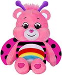 Care Bears 22321 9" Bean Plush-Lady Bug Cheer Bear Toy, Multicolor, 9"