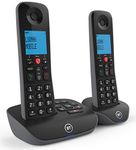 BT Essential Cordless Landline House Phone, Nuisance Call Blocker, Call Block button, Answer Machine, Twin Handset Pack