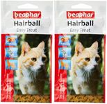 Beaphar Hairball Easy Treats for Cats, 35 g (Pack of 2)