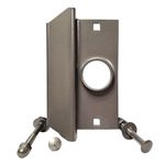 Steel Latch Guard Plate for Out-Swinging Doors | Commercial Door Security | Universal Latch Guard | TUFF STRIKE | Aluminum