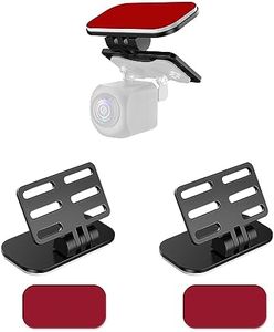 Pixelman Rear Camera Holder,(Adhesive-2PCS) Universal Back Windshield Backup Camera Mount,Rear View Camera Bracket,Rear Window Camera Mount,Dash Cam Mirror Camera Reverse Camera Mount