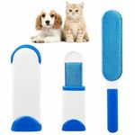 Relizaa Pet Cat Hair Remover - Double-Sided Standard-Size, Travel Pet Hair Removal Brush, Self-Cleaning Base - Remove Cat and Dog Fur, Lint from Carpet, Car Seat, Couch, Clothing, Bedding, Fabric : Amazon.in (Pack Of 1)