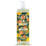 Faith In Nature 1L Natural Grapefruit & Orange Shampoo, Purifying For Oily Hair & Scalp, Vegan & Cruelty Free, No SLS, Silicones or Parabens, Family Sized