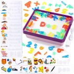 Odoorgames Light Box with Numbers & Cards Set (Purple)