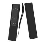 Caldipree Silicon Protective Case Cover Compatible with Samsung Smart TV Remote Control BN59-01311 QLED TV Remote [Remote NOT Included] (Black)