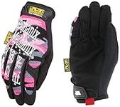 Mechanix Wear: The Original Women’s Pink Work Gloves with Secure Fit, Flexible Grip for Multi-purpose Use, Durable Touchscreen Tactical Gloves for Women (Pink Camouflage, Women's Small)