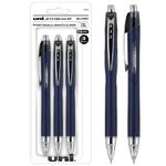 uni-ball Jetstream RT Fine Point Retractable Ball Point Pens, 3 Black Ink Pens (70877)