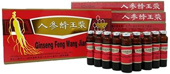 Ginsen 6 Boxes Ginseng Royal Jelly Oral Liquid (3x10x10ml), Red Panax Ginseng & Royal Jelly Improves Stamina, Memory, Focus, Clarity, Immunity & Energy Support