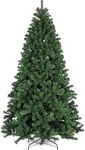 10FT KKTECH Artificial Christmas Tree 10ft 2760 Tips Realistic Bushy Green Xmas Tree with Metal Stand, Easy Assembly Foldable Indoor Outdoor Holiday Decoration (10ft)