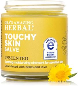 Ora's Amazing Herbal Touchy Skin Salve, Eczema Treatment for Kids and Adults, Eczema Cream, Calendula Cream, Itch Cream, Dermatitis, Dry Hands, Hand Mask Balm, Calendula Ointment with Coconut Oil