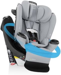 Evenflo Revolve360 Extend All-in-One Rotating Car Seat with Green & Gentle Fabric (Quartz)