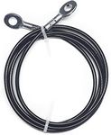 SYL Fitness Cable for DIY Home Garage Gym Cable Pulley System (Black: Type A, 68 in)