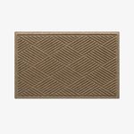Waterhog Machine Washable Door Mat, Diamond Camel 90 x 150 cm - Heavy Duty Dirt Trapper Entrance Mat, Non-Slip Rubber Backed, Indoor/Outdoor Use, Made in Europe