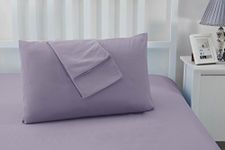 Sonia Moer Super Soft Brushed Microfibre Pillowcases - Non Iron Breathable Hypoallergenic Pillowcases set of 2- Lavender