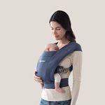 Ergobaby Embrace Cozy Newborn Carrier, Soft Navy 1 Count (Pack of 1)