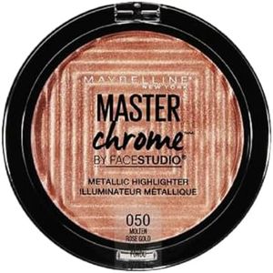 Maybelline New York Master Chrome Metallic Highlighter Powder - Molten Rose Gold,6.7g/0.24oz