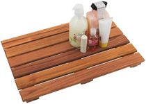 VaeFae Teak Shower Mat, Non-Slip Ba