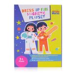 Tiny Works Dress Up Fun Magnetic Playset | Educational Activity for 3 to 7 Years | 22+ Occupations Set