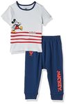 Amazon Brand - Jam & Honey Baby Boys Disney T-Shirt + Jogger Clothing Set || 100% Cotton 2 Piece Set || New Born Baby Clothes