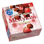 Meiji Chocolate Meltykiss Dark Strawberries 56g Dagashi Japan