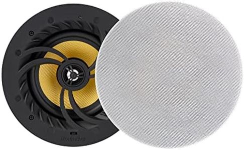 Lithe Audio All-In-One Wireless 6.5” Pro Series Wi-Fi Ceiling Speaker (Master & Passive), 60W RMS, Amplifier Built-In, Wi-Fi & Bluetooth, Airplay 2, Chromecast, Audio for Home Cinema & Surround Sound