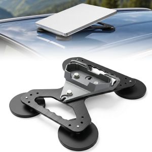 Starlink Mini Magnetic Car Mount, No-Drill CNC Aluminum Alloy Mount