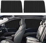 ZATOOTO Car Side Window Sun Shades - Privacy Magnetic Black 2 Pcs Covers Blinds Curtains - Auto Accessories Sunshades Keeps Cooler Screen for Baby Sleeping