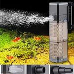 LONDAFISH Fish Tank Filter 3-in-1 Aquarium Submersible Pump Water Pump for Fish Tank 7W 8W 20W 25W (CHJ-902/20W)