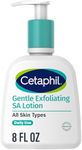 Cetaphil Gentle Exfoliating SA Lotion, Lightweight Moisturizer for All Skin Types, 8 Oz Pump Bottle, Salicylic Acid, Mandelic Acid & Gluconolactone, Gently Exfoliates, Dermatologist Recommended Brand