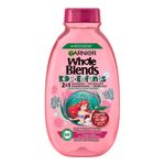 Garnier Whole Blends Kids 2-in-1 Hypoallergenic Shampoo & Hair Detangler with Cherry and Soft Almond Gently Cleanses and Detangles, The Little Mermaid, 250ml - Packaging May Vary