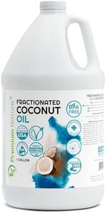 Fractionated Coconut Oil Massage Oil - Cold Pressed Pure Oil Carrier Oil for Essential Oils Mixing Dry Skin Moisturizer Natural Carrier Baby Oil for Face Hair & Body Therapeutic Aromatherapy 1 Gallon