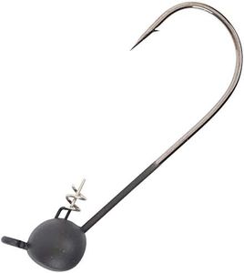 Owner American 5151BK-024 4 Shaky Head 4/0 1/8oz, Matt Black, 4pk, Multi, One Size