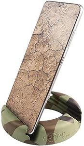 GoDonut Ultra Phone Stand - Portable Mount Accessory for Travel, Nightstand or Desk- Compatible with Tablet, iPhone & Most Smartphones – Camo