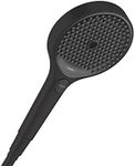 Hansgrohe Rainfinity 5-inch Modern Handheld Shower Head 3-Spray PowderRain, Intense PowderRain, Intense Turbo in Matte Black, 26864671, 2.5