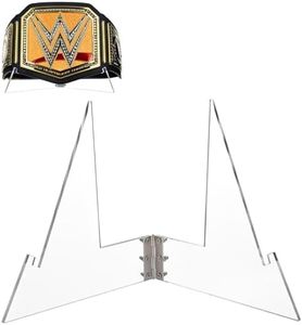 Acrylic Championship Belt Display Stand, Clear Collector Showcase