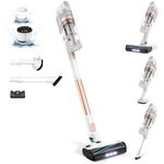 Levoit Cordless Stick Vacuum Cleaner with Anti Hair Wrap,3 Speed Settings 12-50 mins Runtime, Removable Battery, Lightweight and Easy-to-Clean Vacuum with Pet and Crevice Brush for Hard Floor Stair