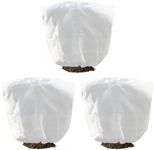 Plant Covers Frost Protection Bag Large Size Winter Drawstring Plant Covers Winter Reusable Plants Jacket for Fruit Tree Shrub Potted Plants (3 Pack 23.6"x31.49")