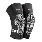 G-Form Pro-X3 Mountain Bike Knee Guards - Knee Pads for Men & Women - Street Art, Adult Large