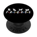 PopSockets Cute Chihuahua Yoga Friends Dog Gift, Funny Chihuahua Lover PopSockets Swappable PopGrip