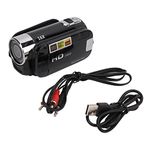 Nurnesy Digital Video Camera Camcorder High Definition Recording for Shooting, 2.7 Inch LCD Display, 16X Zoom, Built-in Flash, Convenient with Screw Interface