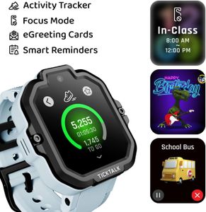 TickTalk5 Kids Smart Watch with GPS Tracker, Video Calling, 4G, Ages 3-12