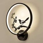 Smartway -18 Watts Wall led Lamp Round Bird, Three Colour (Warm White, Natural White, Cold White) acrylic