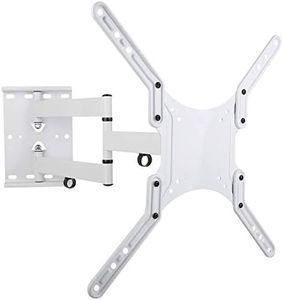 Techly 023851 Supporto a Muro Ultra Slim per TV LED LCD 23-55" Bianco Bianco