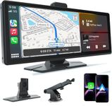 Cason Upgraded Carplay/Car Android System Touch Screen 10-Inch Android Car Stereo Infotainment System IPS LED Display Screen with Smart Voice Control,BT for All Vehicle