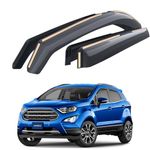 Goodyear In-channel Wind Deflectors for/compatible with Ford EcoSport 2014-2023 - Car accessories - Rain Deflectors - Let Fresh Air In During Rain - Sunshades - Reduced Wind Noise-4 Pcs