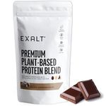 EXALT Natural Vegan Protein Powder - 100% Plant-Based – Gluten Free - No Artificial Flavours or Additives | Ghanaian Cacao | 500G