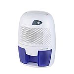 Dehumidifier 600ml small portable, suitable for small spaces such as homes, kitchens, bathrooms, basement bedrooms, caravans, offices, garages,