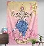 ComicSense.xyz Anime Inspired King Tapestry Anime Theme Backdrop for Wall Hanging Home Decor Bedroom Living Room - 84 X 58 Inches